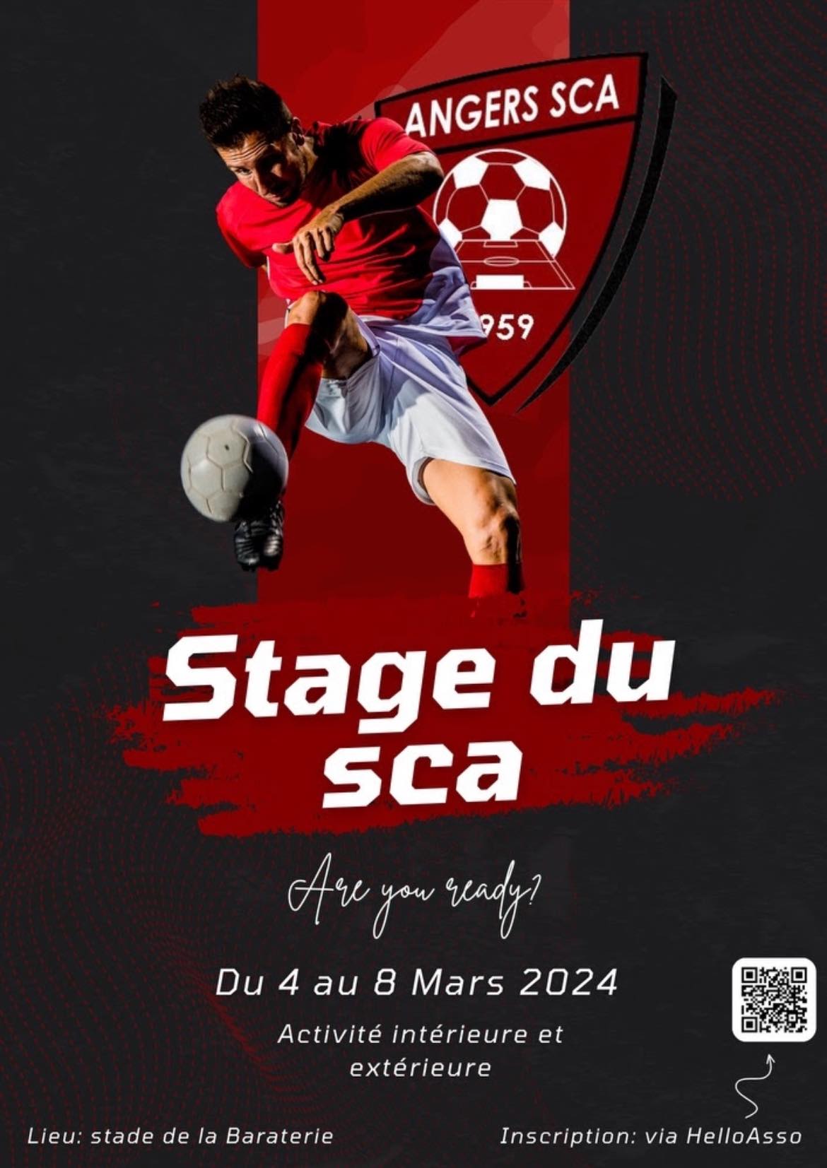 L'inscription pour le prochain stage est ouverte!